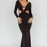 Dress Codes Cut-Out Maxi Dress Black