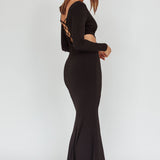 Dress Codes Cut-Out Maxi Dress Black
