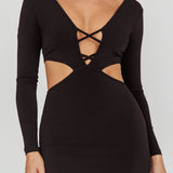 Dress Codes Cut-Out Maxi Dress Black