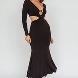 Dress Codes Cut-Out Maxi Dress Black