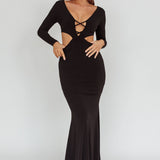 Dress Codes Cut-Out Maxi Dress Black