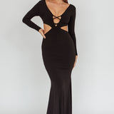 Dress Codes Cut-Out Maxi Dress Black
