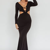 Dress Codes Cut-Out Maxi Dress Black