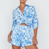 Home Stretch Shorts Tropical Blue