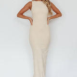 Catalina Island Sleeveless Maxi Dress Cream