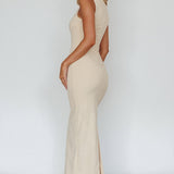 Catalina Island Sleeveless Maxi Dress Cream