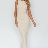 Catalina Island Sleeveless Maxi Dress Cream