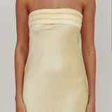 Kona Strapless Open Back Maxi Dress Butter