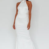 Fifth Avenue Bow Back Maxi Dress White