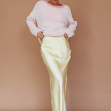 Trafalgur Ribbed Knit Sweater Pink