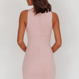 Chella Sleeveless Mini Dress Dusty Pink