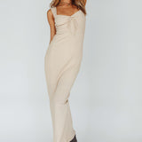 Carinn Tied Bust Maxi Dress Clay