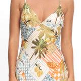 Jaya Floral A-line Maxi Dress Las Palmas
