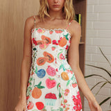 Chamberlain Scallop Trim Mini Dress Fruit