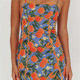 Chamberlain Scallop Trim Mini Dress Citrus Orange