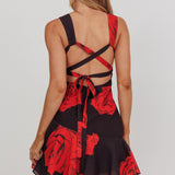Like Me Open Back Mini Dress Rose
