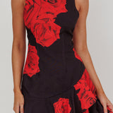 Like Me Open Back Mini Dress Rose