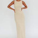 Tarli Low Back Maxi Dress Butter