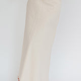 Dose Of Sunshine Blanket Stitch Skirt Beige