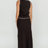 Dose Of Sunshine Blanket Stitch Skirt Black