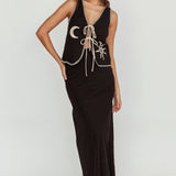 Dose Of Sunshine Blanket Stitch Skirt Black