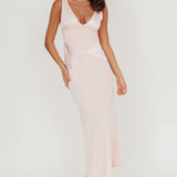 Soul Fire V-Neck Maxi Dress Blush