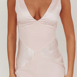Soul Fire V-Neck Maxi Dress Blush