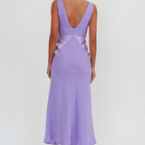 Soul Fire V-Neck Maxi Dress Lilac