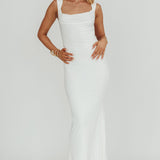 Annabel Bodycon Maxi Dress White
