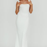 Annabel Bodycon Maxi Dress White