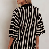 Influence Knit Relaxed Shirt Black