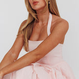 Shaya Tiered Ruffle Maxi Dress Pink