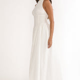 El Corazon High Halterneck Maxi Dress White