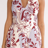 El Corazon Halterneck Mini Dress Blue