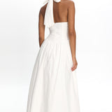 El Corazon Halterneck Maxi Dress Cream