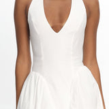 El Corazon Halterneck Maxi Dress Cream
