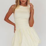 Dalayla Sleeveless Balloon Skirt Mini Dress Butter