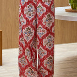 Archa Elastic Waist Pants Print Cream