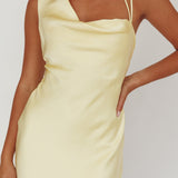 Eros Asymmetric Cowl Neck Maxi Dress Butter