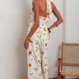 Sway Drawstring Pants Sunflower