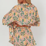 Telling Secrets Frill Trim Shorts Lemon