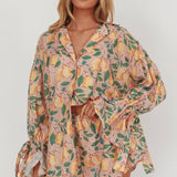Telling Secrets Frill Trim Shorts Lemon