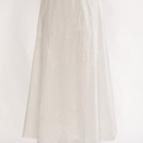 Under The Moons A-Line Maxi Skirt White