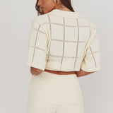 Sailor Knit Shorts Cream