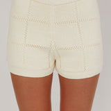 Sailor Knit Shorts Cream