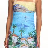 No Ordinary Girl Halterneck Mini Dress Blue