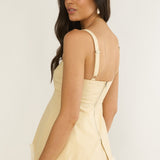 Marcelline Square Neckline Top Apricot