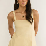 Marcelline Square Neckline Top Apricot