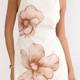 Tamora Tied Back Mini Dress Desert Print