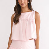 Starlina Babydoll Top Rosewater